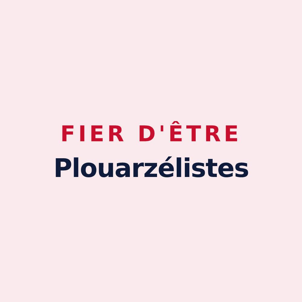 Magnet « Fier d'être Plouarzélistes » — design pour Plouarzel
