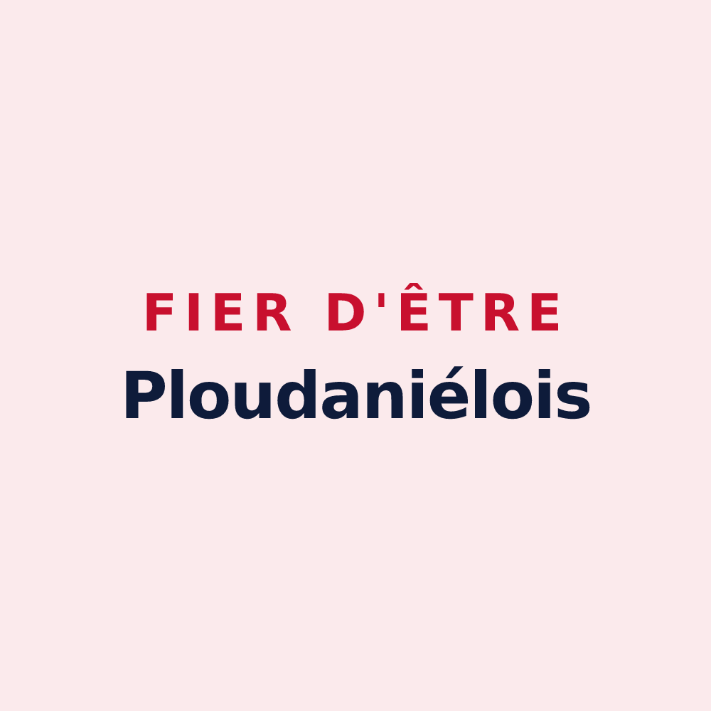 Magnet « Fier d'être Ploudaniélois » — design pour Ploudaniel