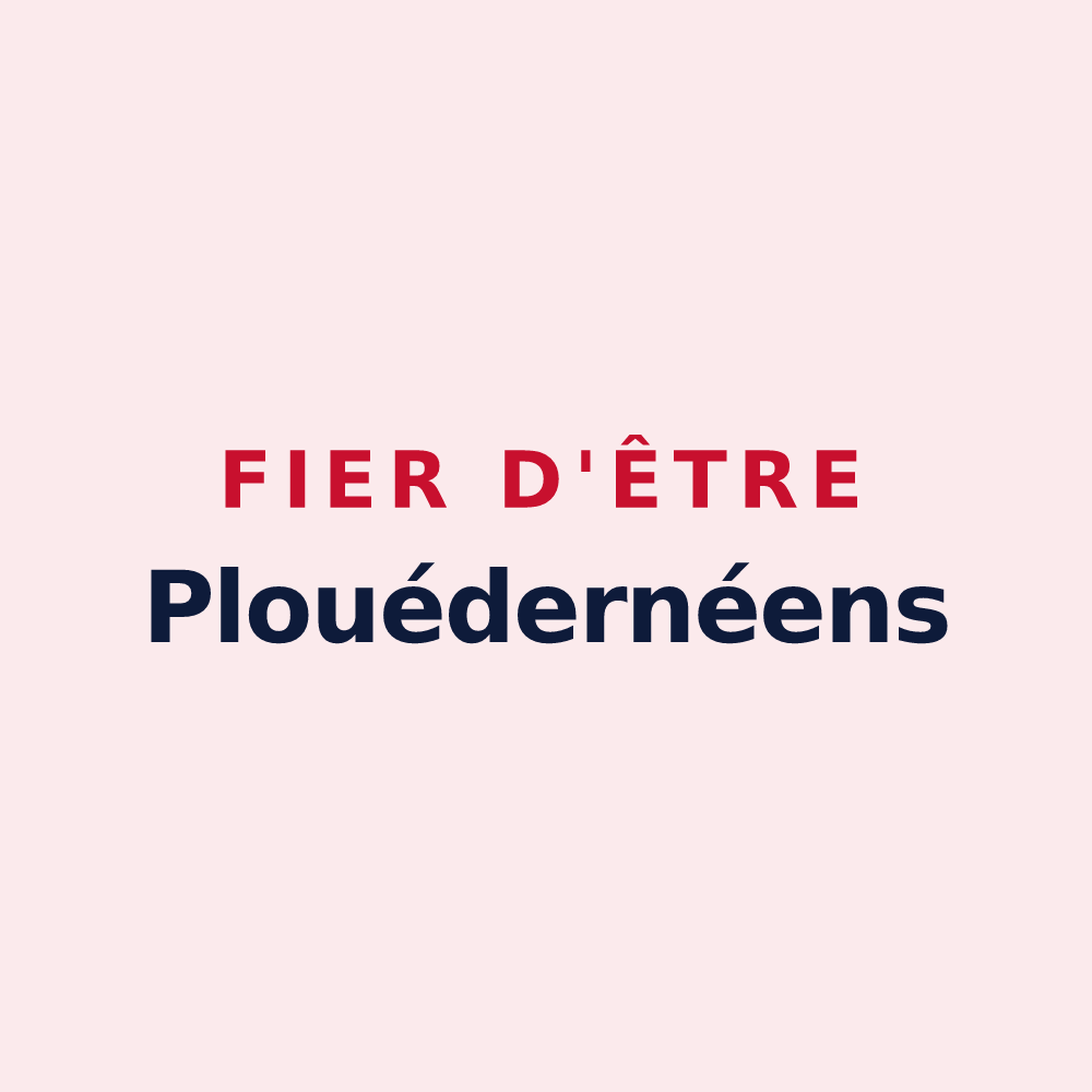 Magnet « Fier d'être Plouédernéens » — design pour Plouédern