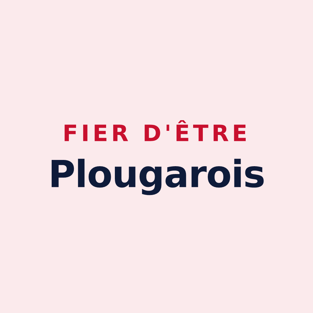 Magnet « Fier d'être Plougarois » — design pour Plougar