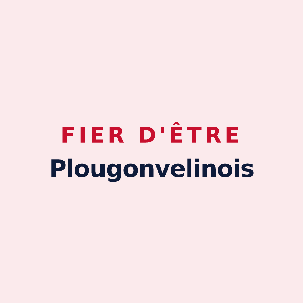 Magnet « Fier d'être Plougonvelinois » — design pour Plougonvelin