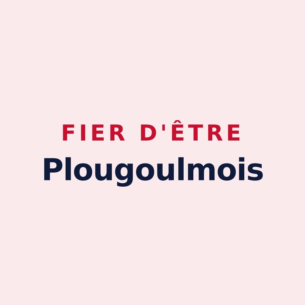 Magnet « Fier d'être Plougoulmois » — design pour Plougoulm