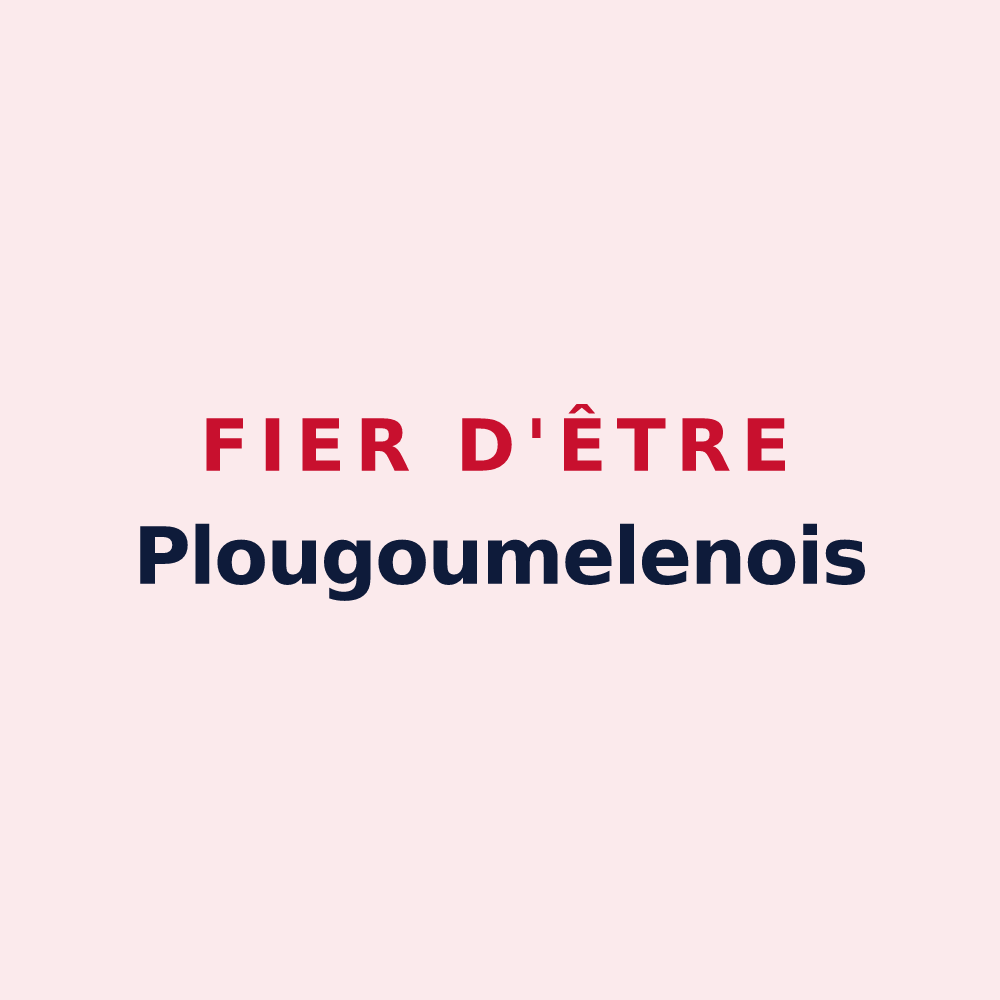 Magnet « Fier d'être Plougoumelenois » — design pour Plougoumelen