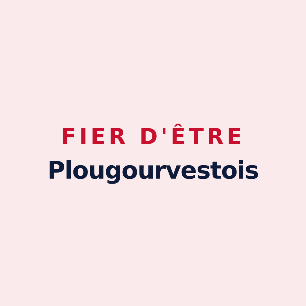 Magnet « Fier d'être Plougourvestois » — design pour Plougourvest