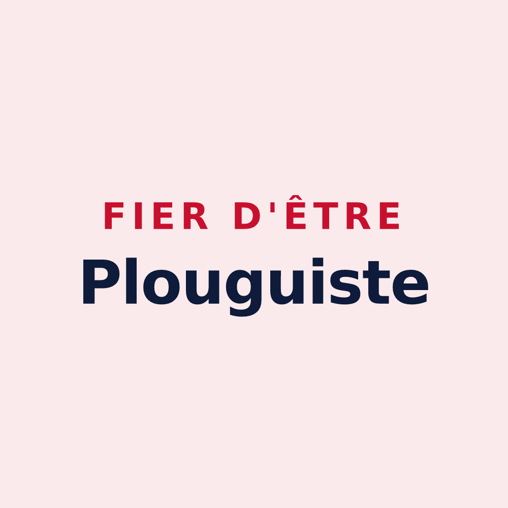Magnet « Fier d'être Plouguiste » — design pour Plouguernével