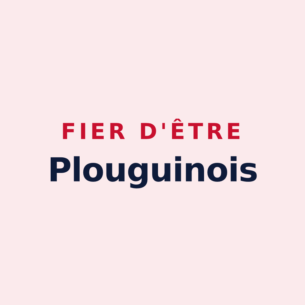 Magnet « Fier d'être Plouguinois » — design pour Plouguin