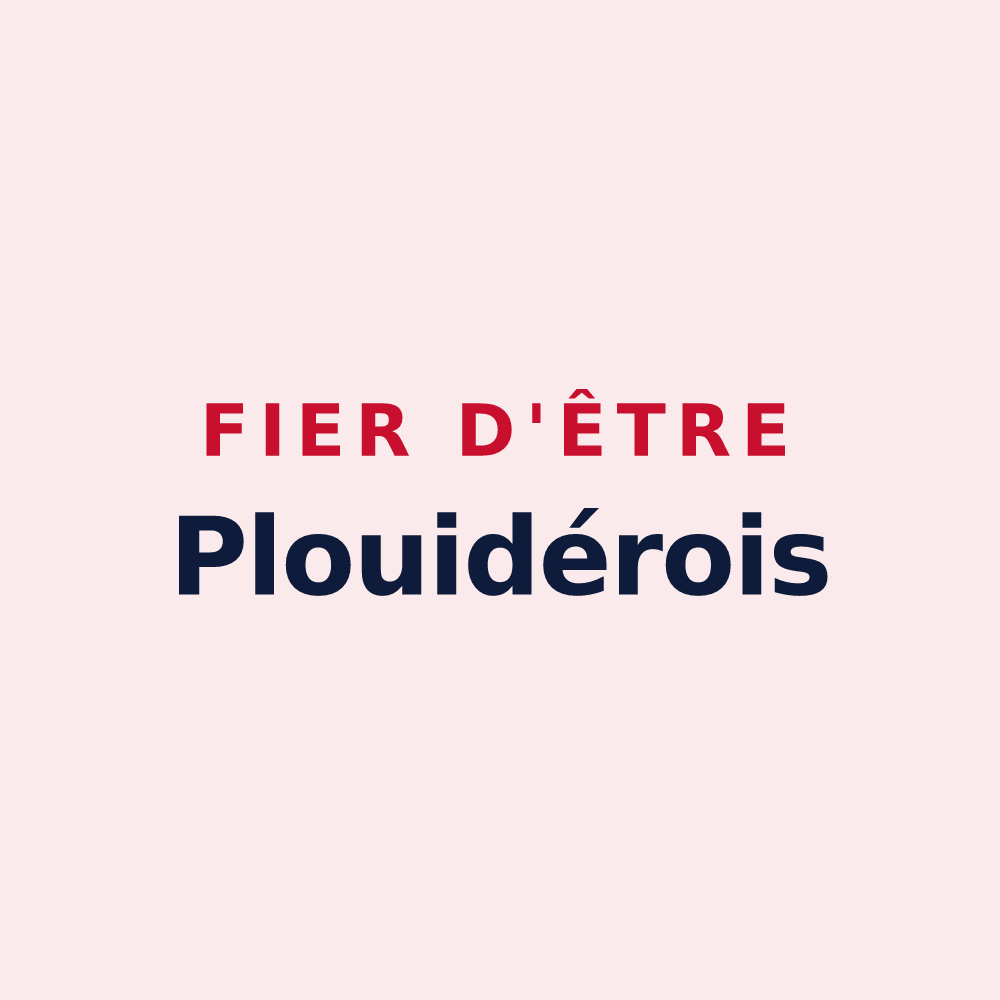 Magnet « Fier d'être Plouidérois » — design pour Plouider