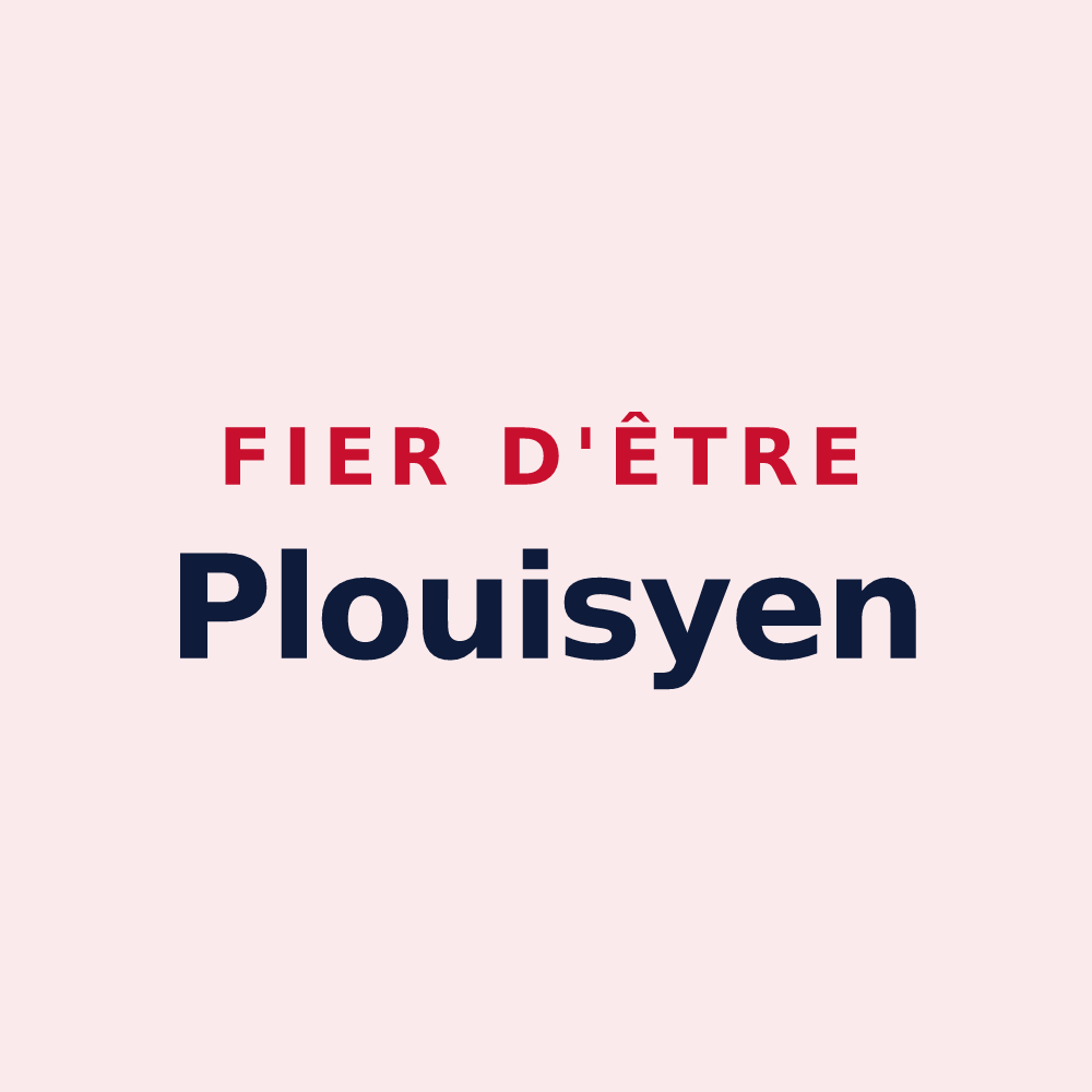 Magnet « Fier d'être Plouisyen » — design pour Plouisy