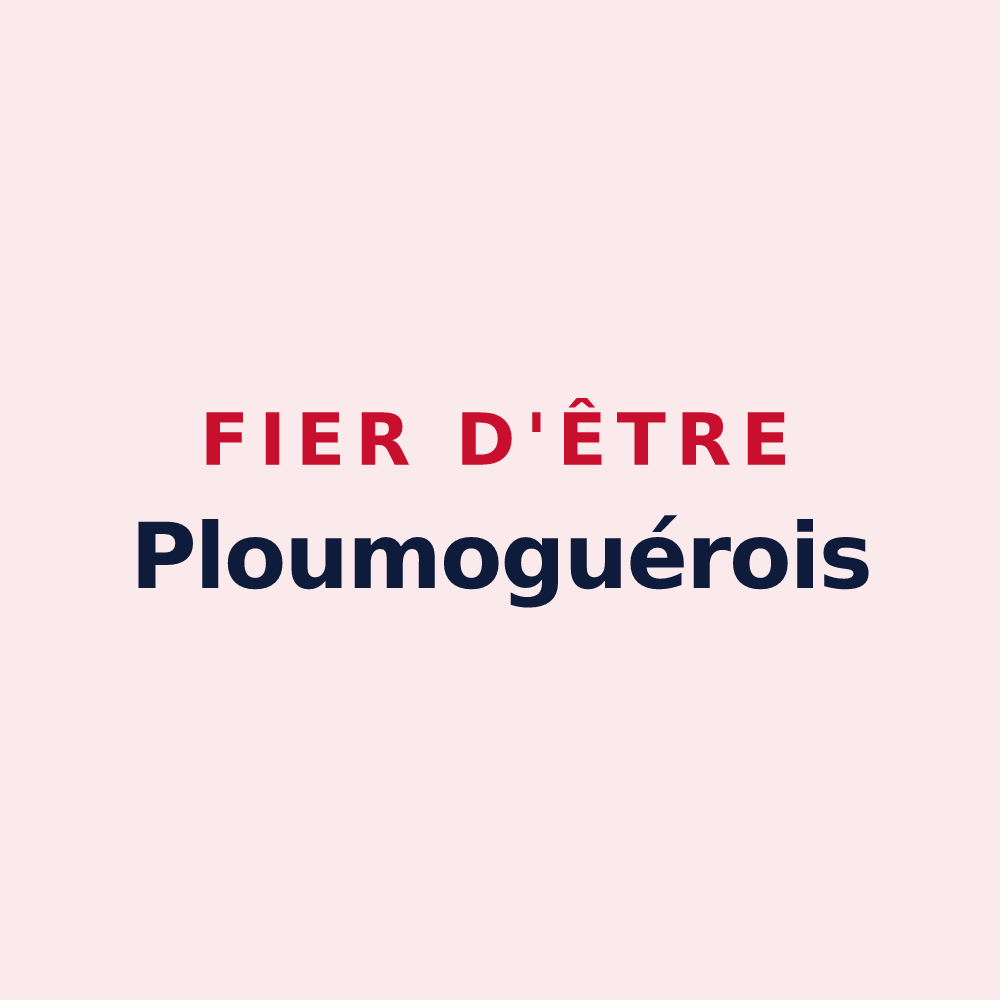 Magnet « Fier d'être Ploumoguérois » — design pour Ploumoguer