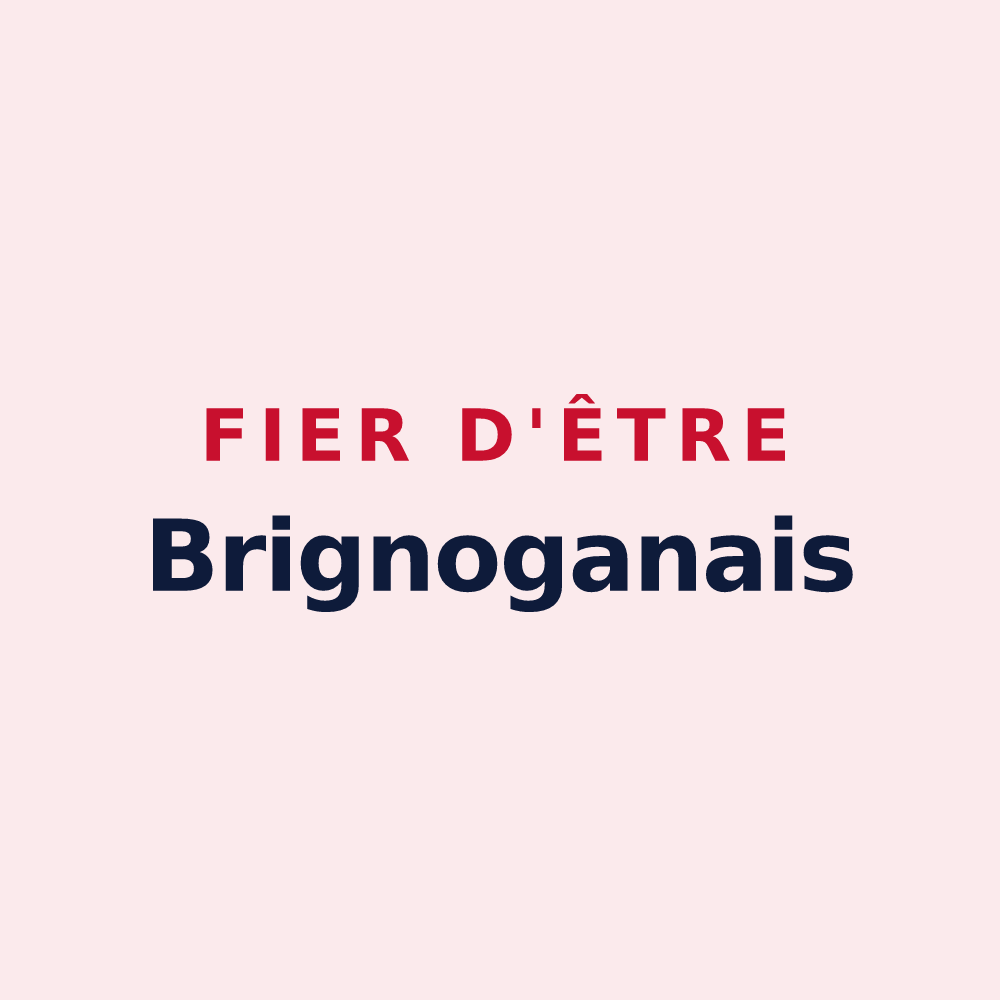 Magnet « Fier d'être Brignoganais » — design pour Plounéour-Brignogan-plages
