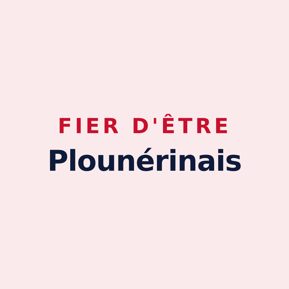 Magnet « Fier d'être Plounérinais » — design pour Plounérin