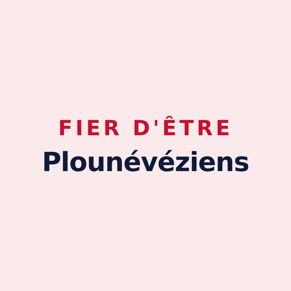 Magnet « Fier d'être Plounévéziens » — design pour Plounévez-Lochrist