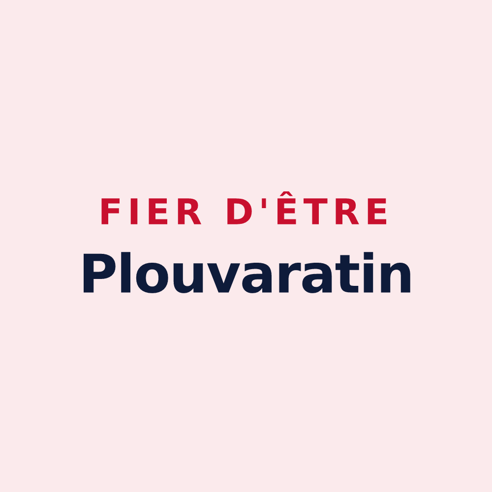 Magnet « Fier d'être Plouvaratin » — design pour Plouvara