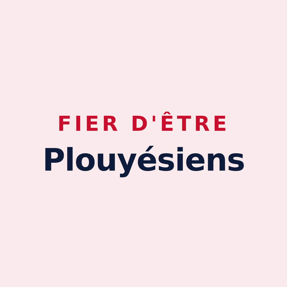 Magnet « Fier d'être Plouyésiens » — design pour Plouyé