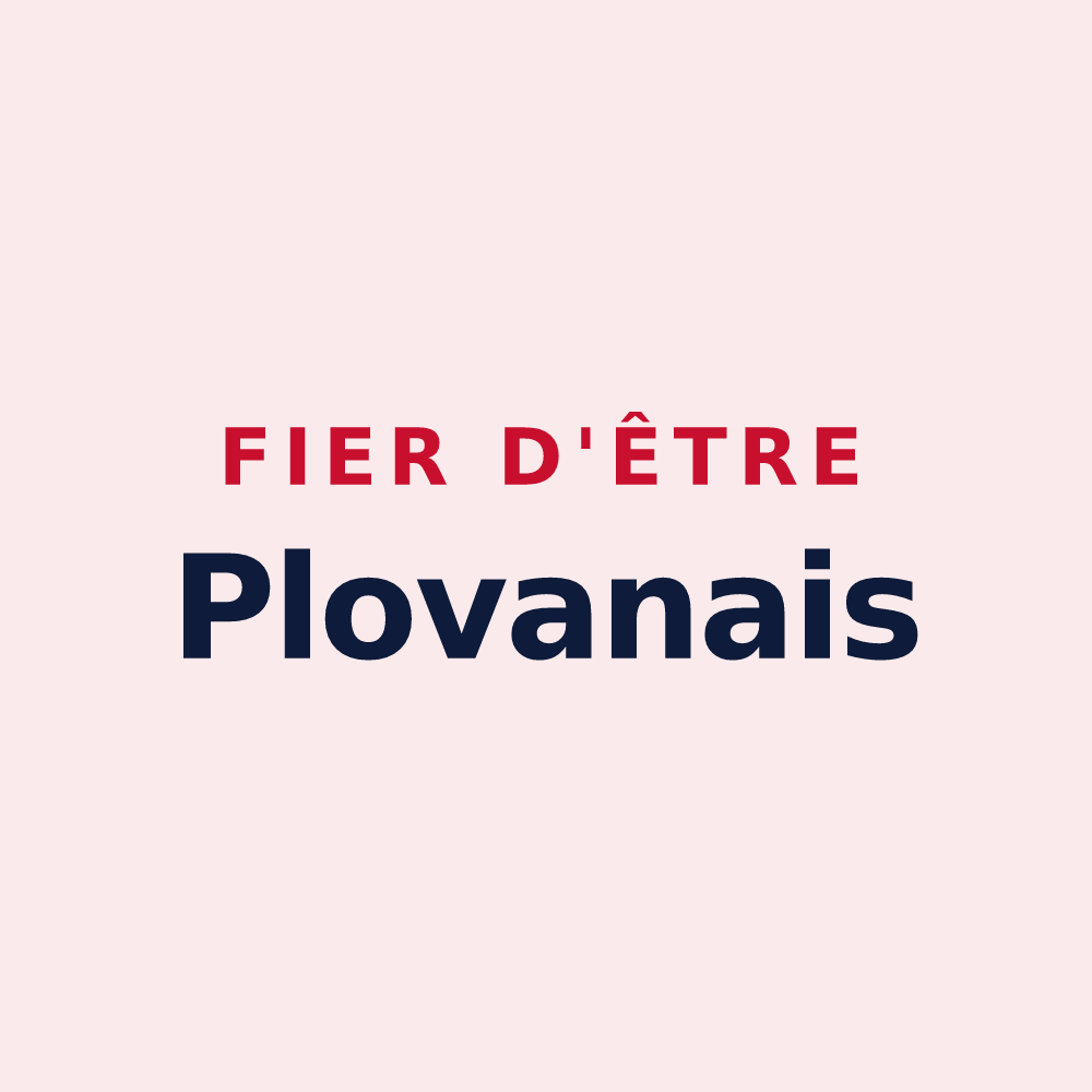 Magnet « Fier d'être Plovanais » — design pour Plovan