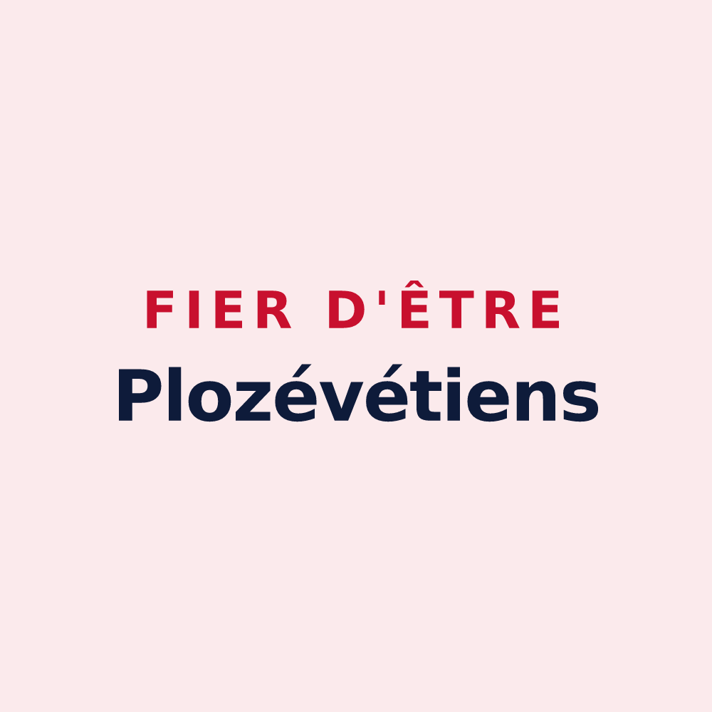 Magnet « Fier d'être Plozévétiens » — design pour Plozévet