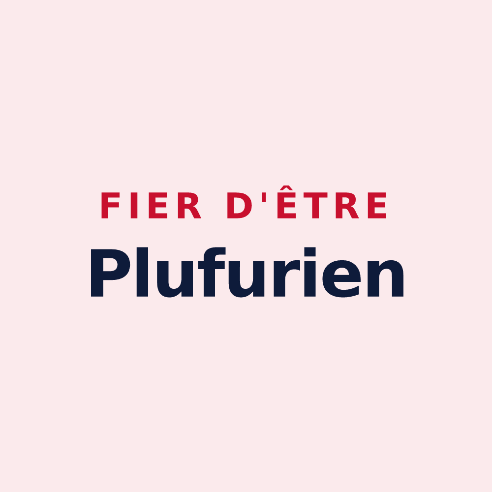 Magnet « Fier d'être Plufurien » — design pour Plufur