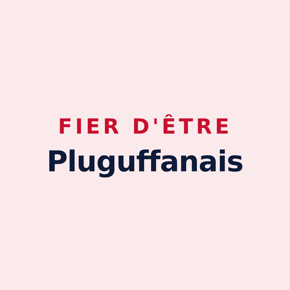Magnet « Fier d'être Pluguffanais » — design pour Pluguffan