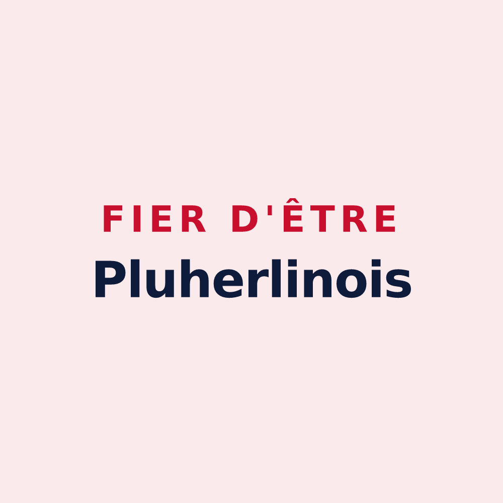 Magnet « Fier d'être Pluherlinois » — design pour Pluherlin