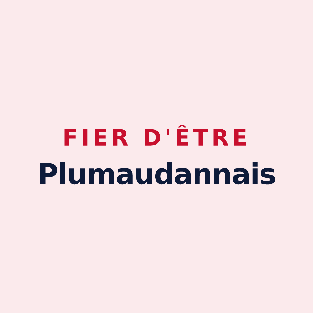 Magnet « Fier d'être Plumaudannais » — design pour Plumaudan