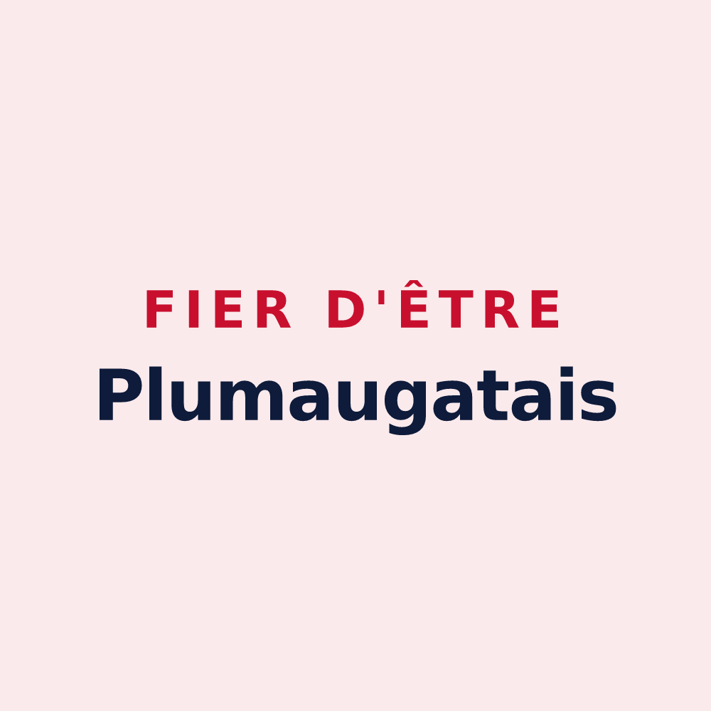 Magnet « Fier d'être Plumaugatais » — design pour Plumaugat