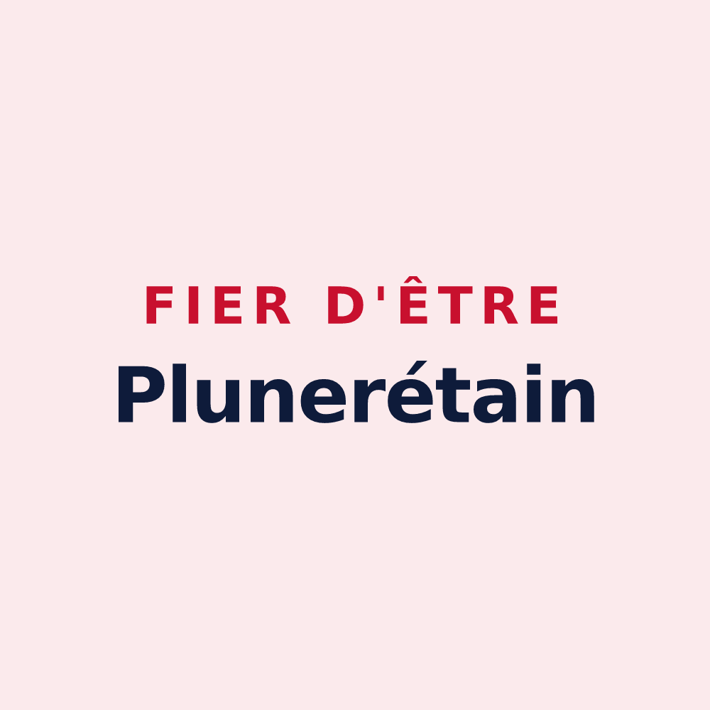 Magnet « Fier d'être Plunerétain » — design pour Pluneret