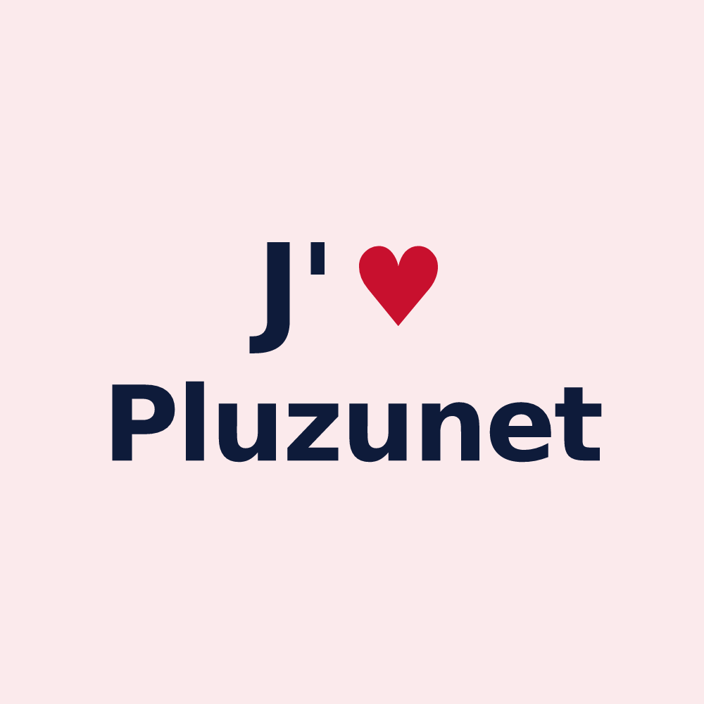 Magnet personnalisé Pluzunet — design J'aime Pluzunet