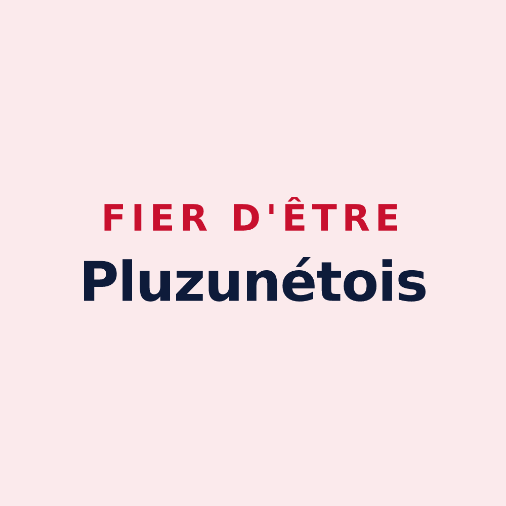 Magnet « Fier d'être Pluzunétois » — design pour Pluzunet