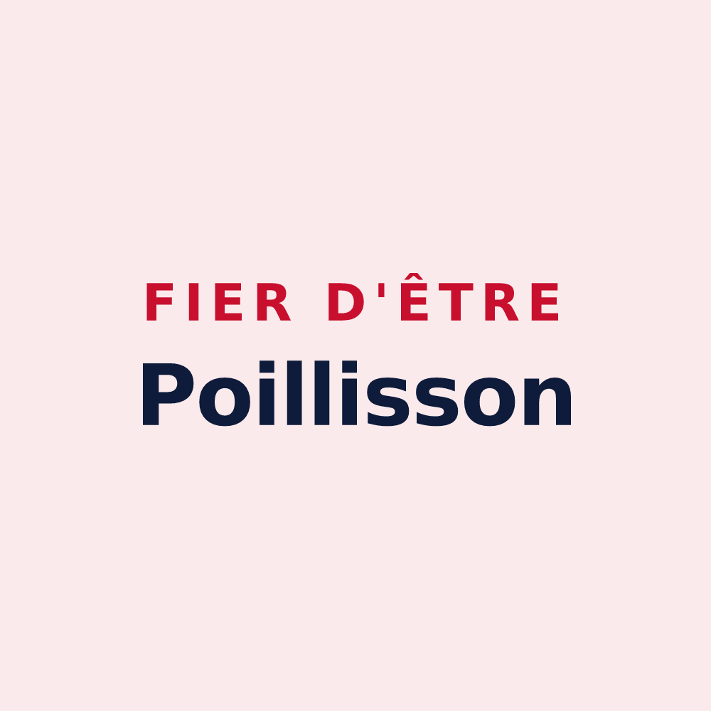Magnet « Fier d'être Poillisson » — design pour Poilly-lez-Gien