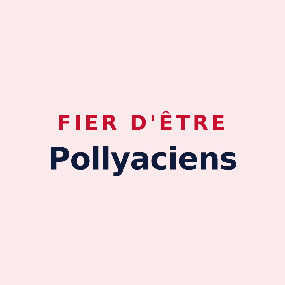 Magnet « Fier d'être Pollyaciens » — design pour Poilly-sur-Tholon