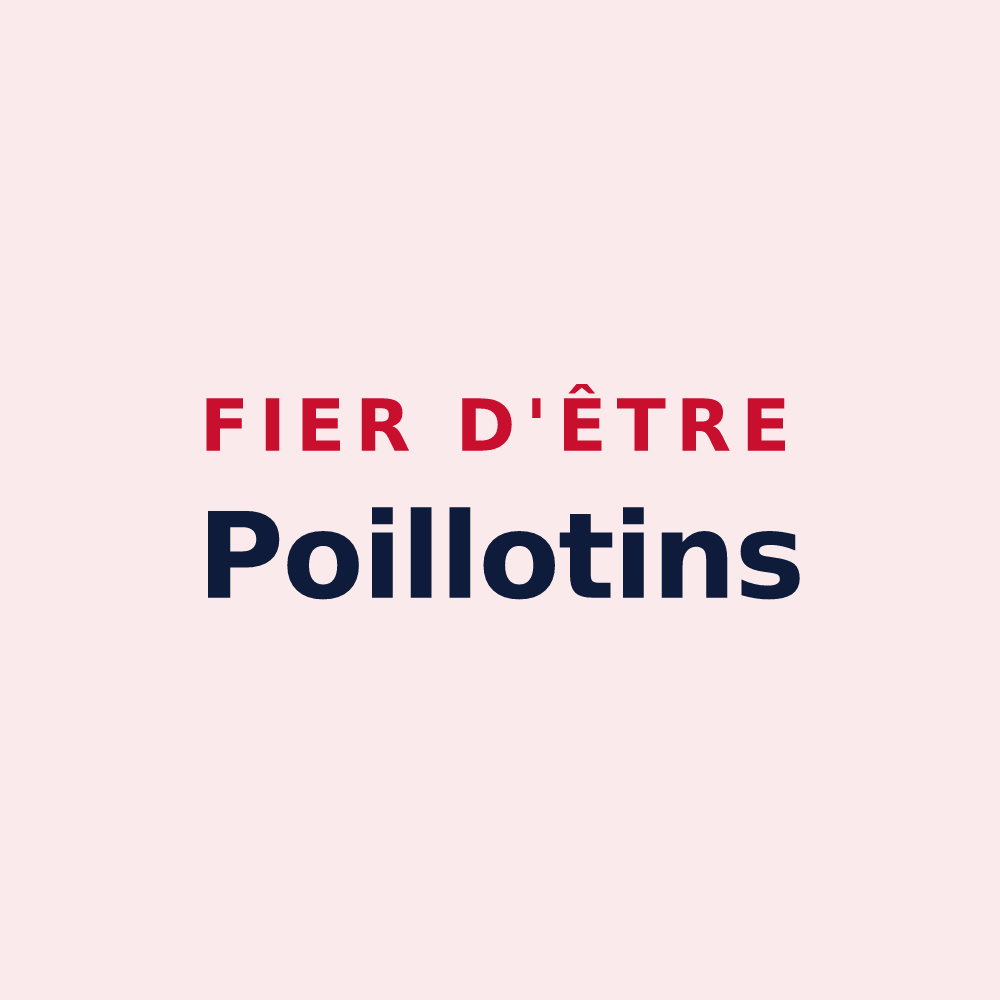 Magnet « Fier d'être Poillotins » — design pour Poilly