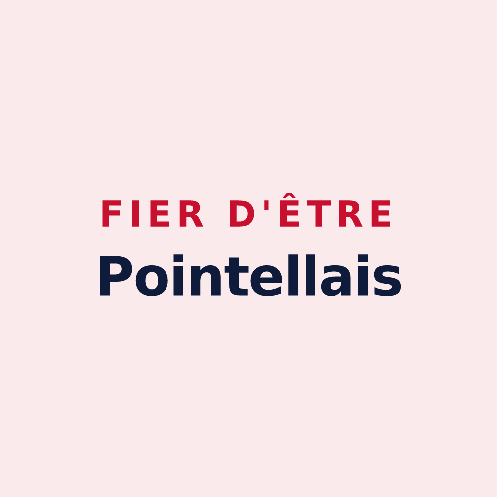Magnet « Fier d'être Pointellais » — design pour Pointel
