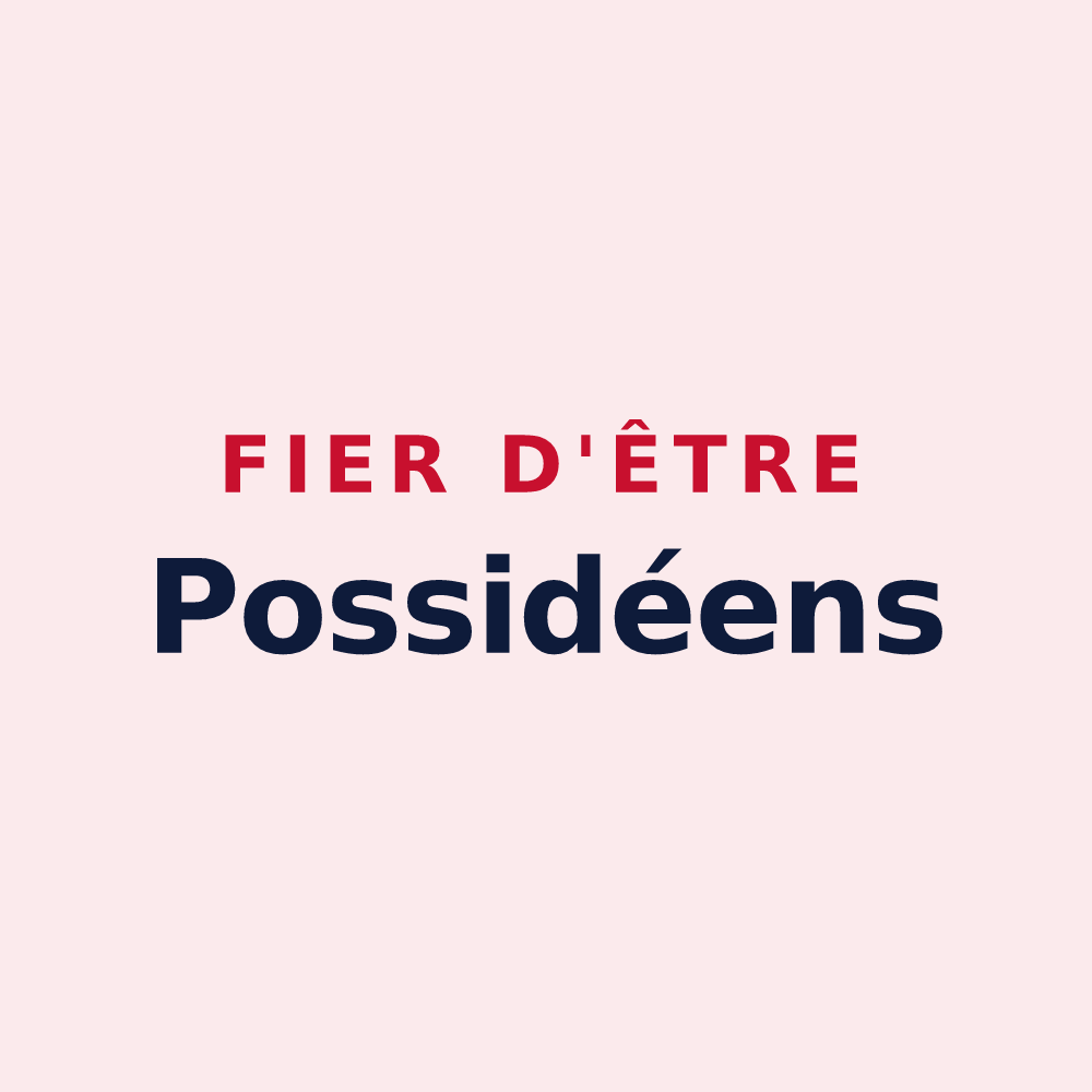 Magnet « Fier d'être Possidéens » — design pour Poisson