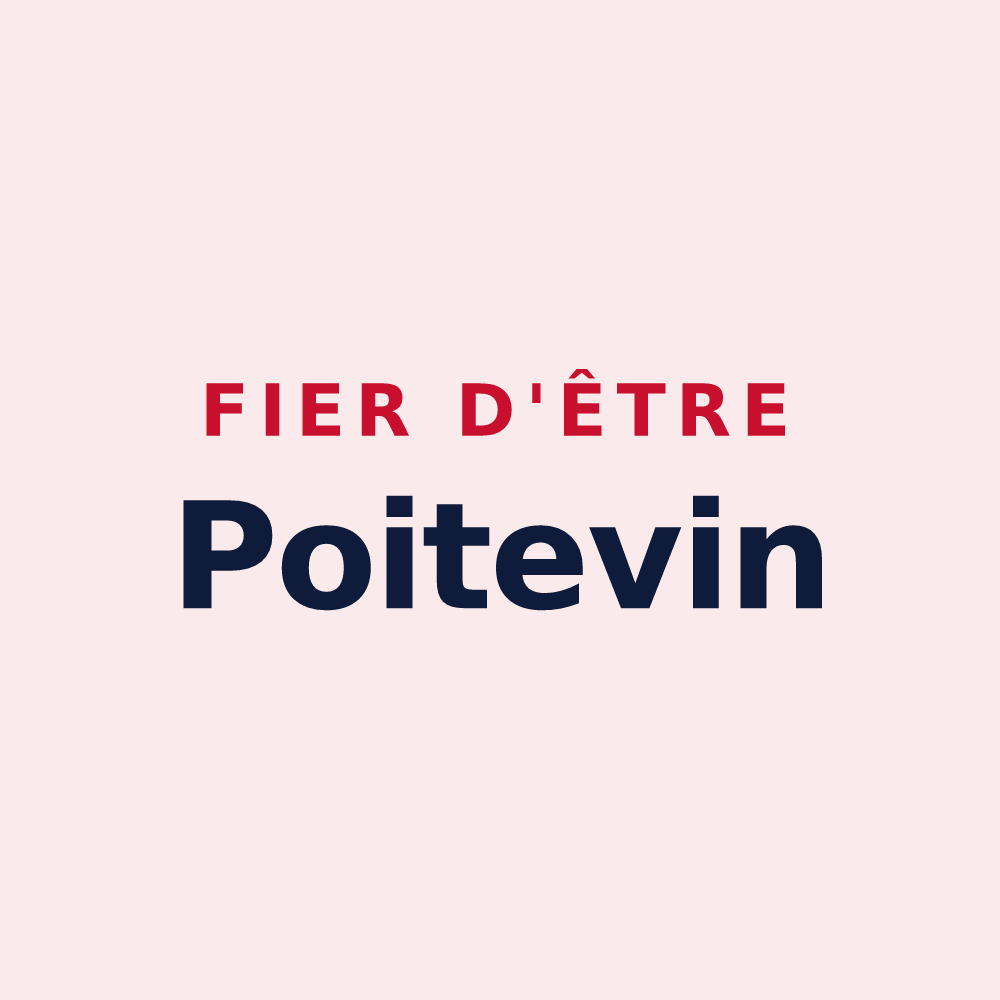 Magnet « Fier d'être Poitevin » — design pour Poitiers