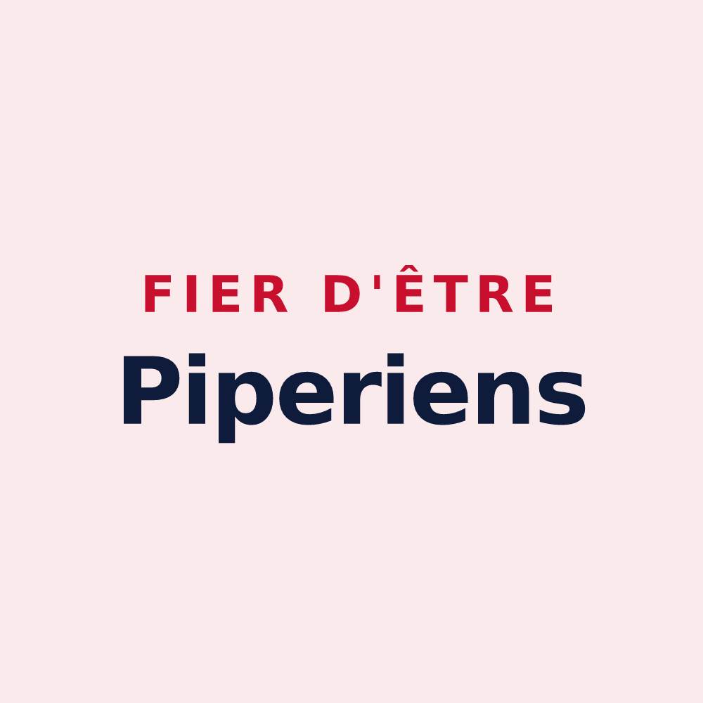 Magnet « Fier d'être Piperiens » — design pour Poivres