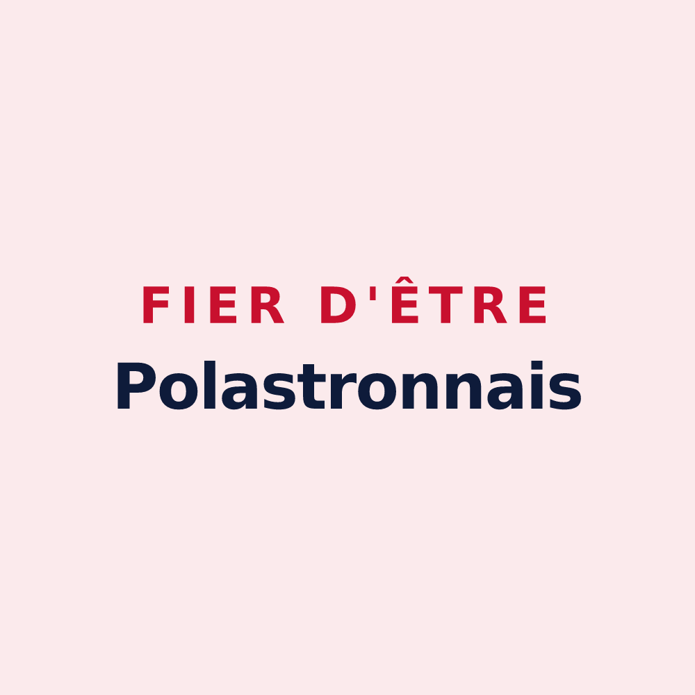 Magnet « Fier d'être Polastronnais » — design pour Polastron