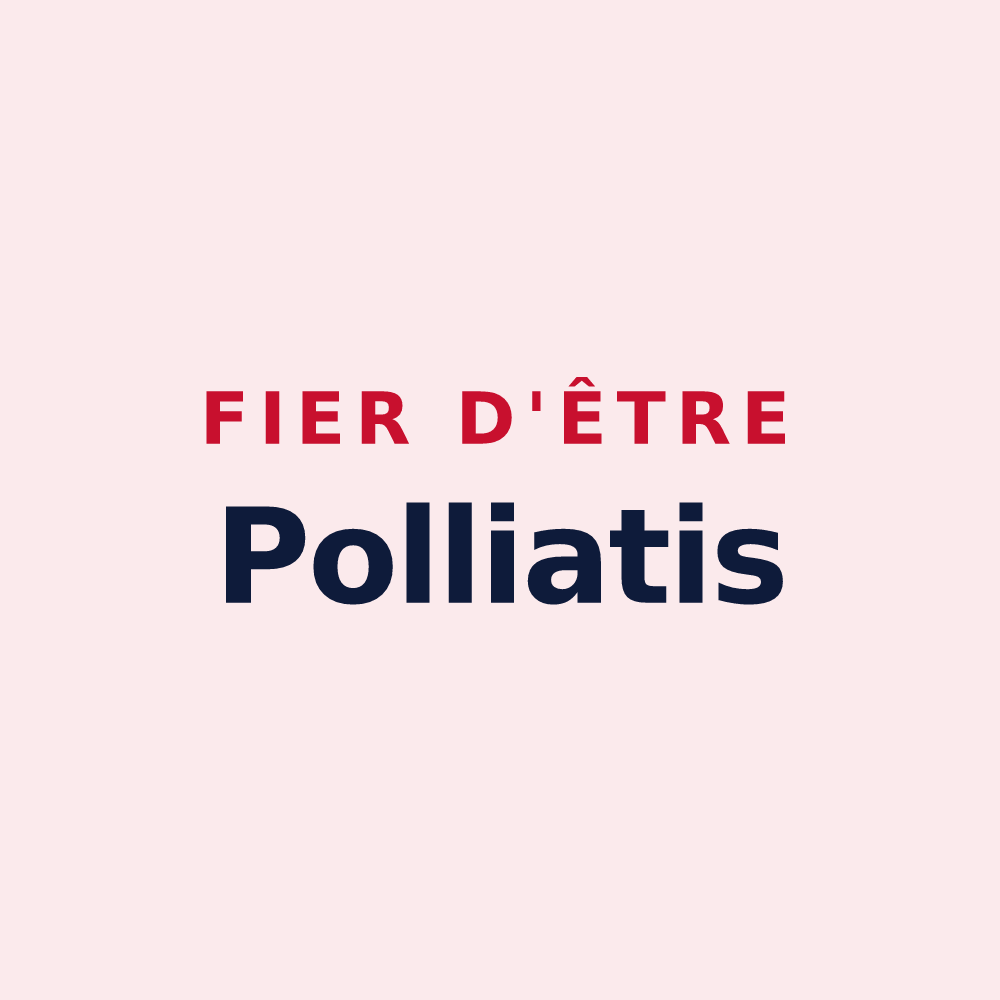 Magnet « Fier d'être Polliatis » — design pour Polliat
