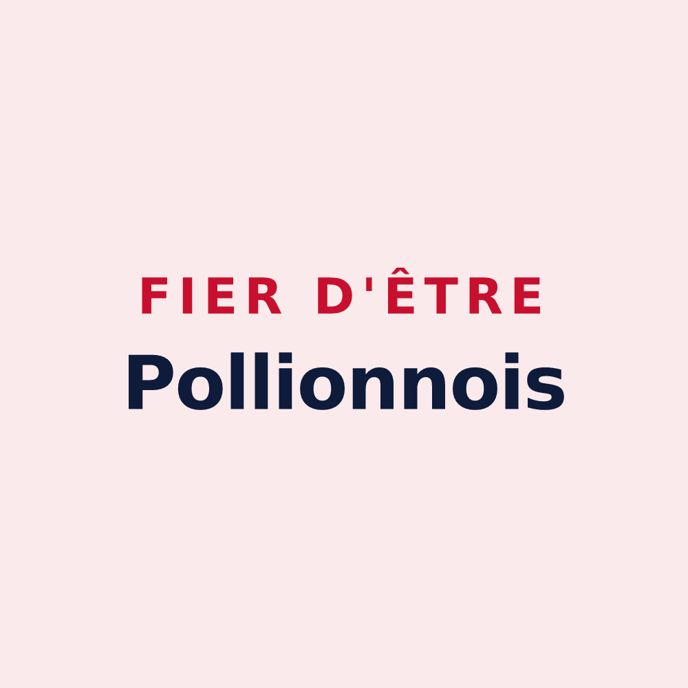 Magnet « Fier d'être Pollionnois » — design pour Pollionnay