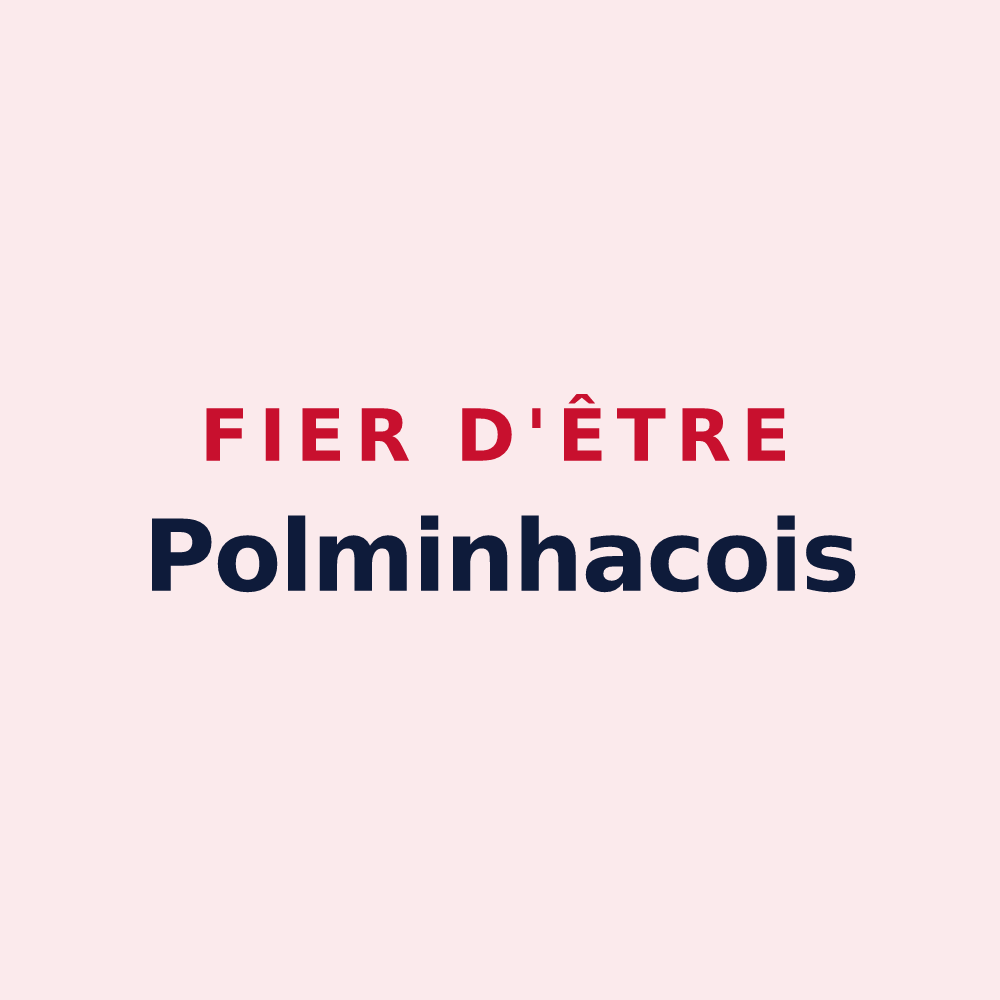 Magnet « Fier d'être Polminhacois » — design pour Polminhac