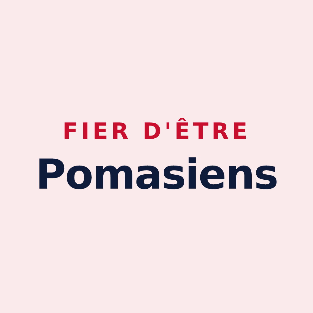 Magnet « Fier d'être Pomasiens » — design pour Pomas