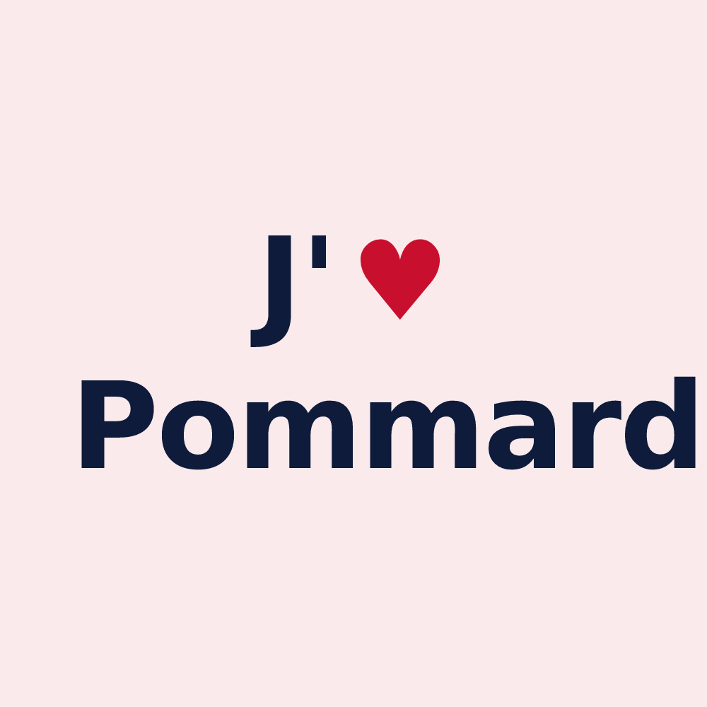 Magnet personnalisé Pommard — design J'aime Pommard