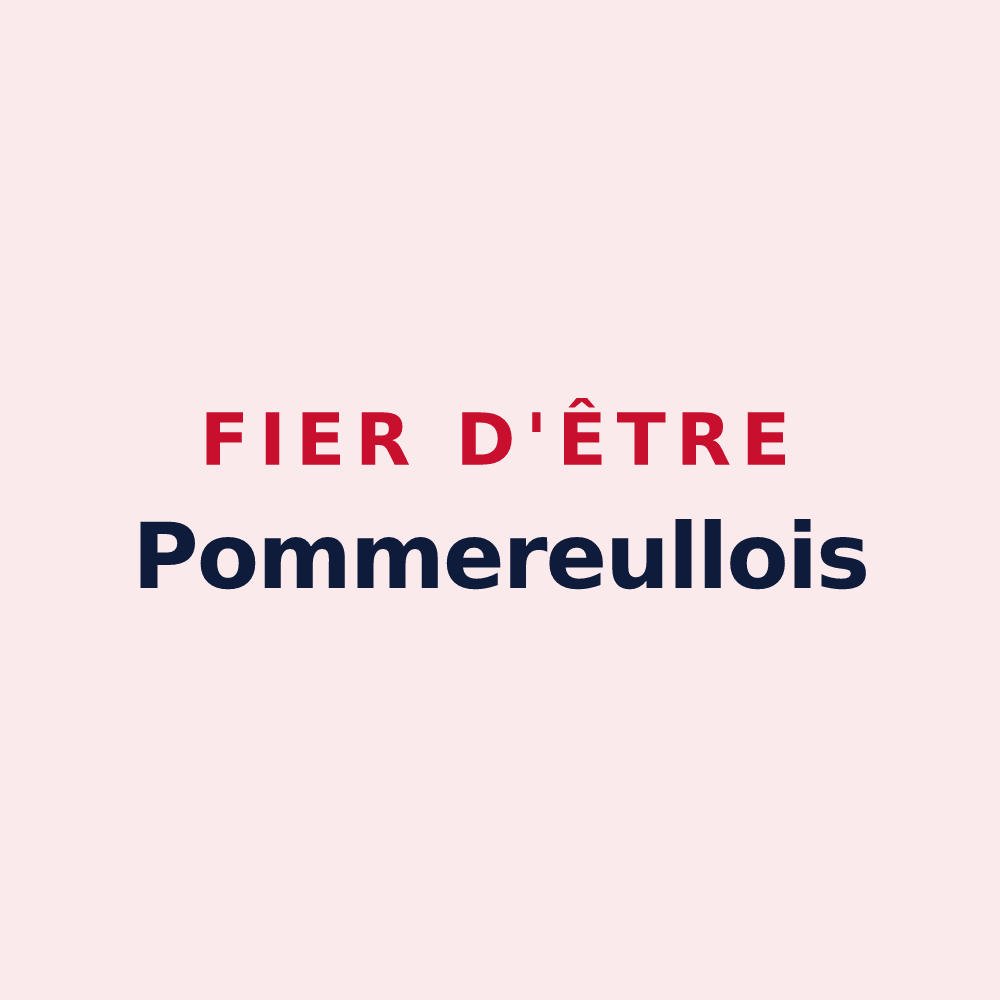 Magnet « Fier d'être Pommereullois » — design pour Pommereuil