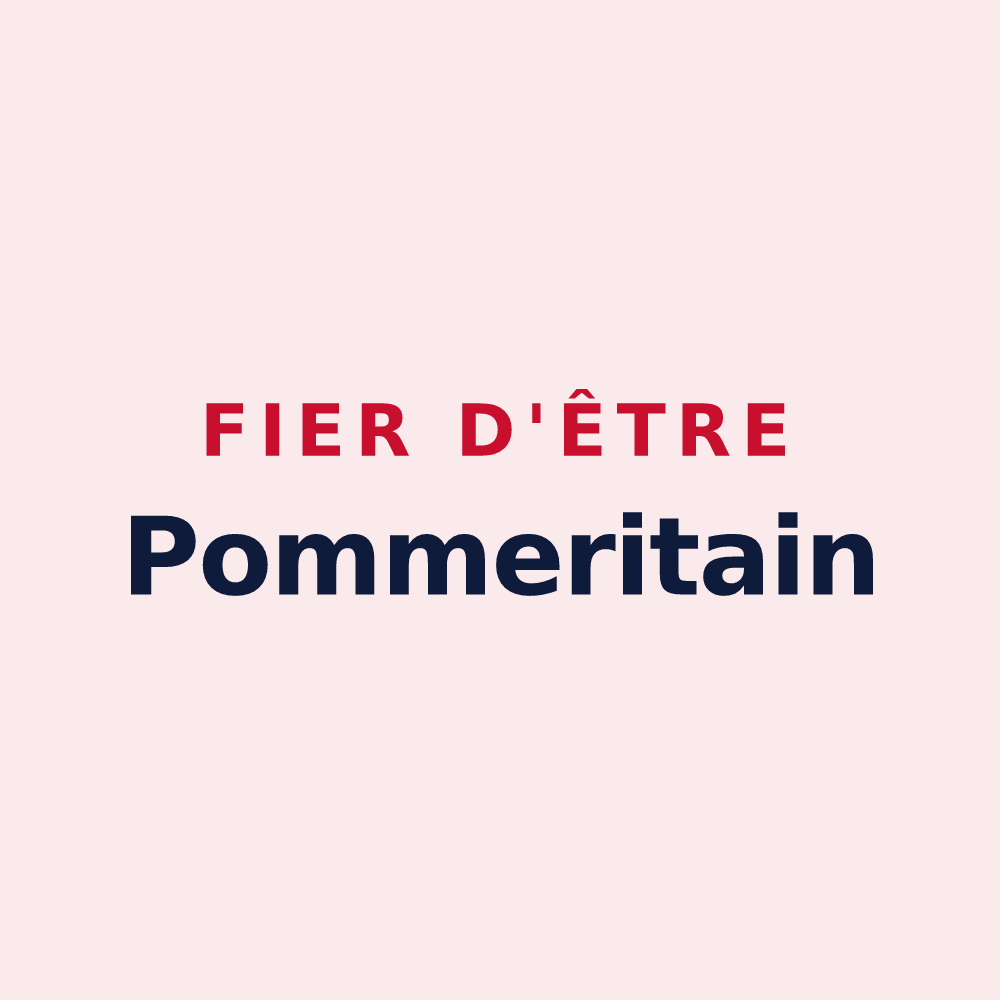 Magnet « Fier d'être Pommeritain » — design pour Pommerit-le-Vicomte