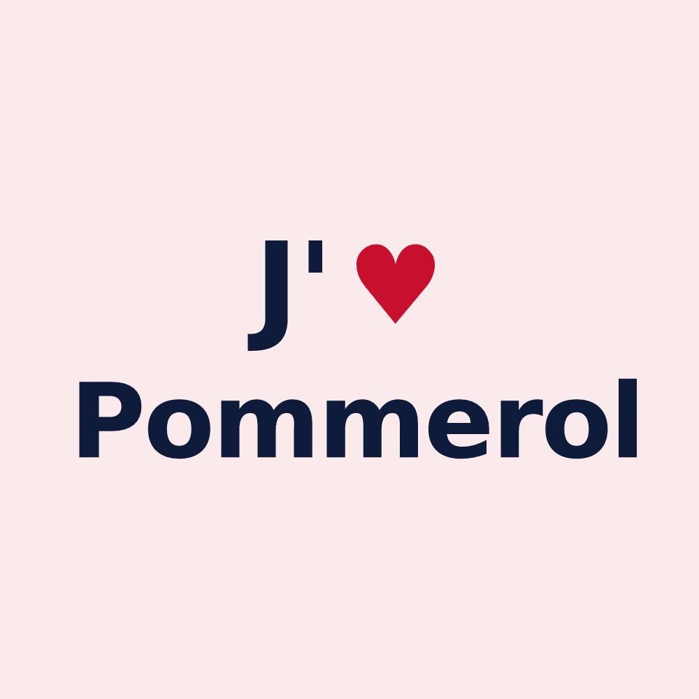 Magnet personnalisé Pommerol — design J'aime Pommerol