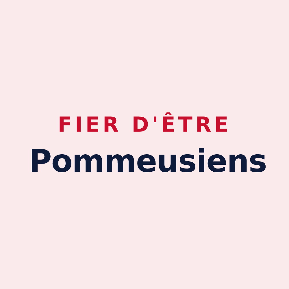 Magnet « Fier d'être Pommeusiens » — design pour Pommeuse