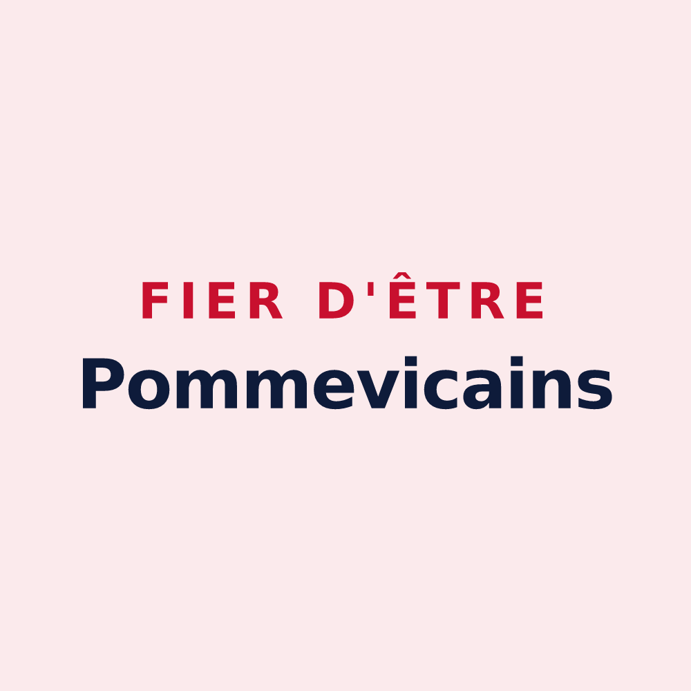 Magnet « Fier d'être Pommevicains » — design pour Pommevic
