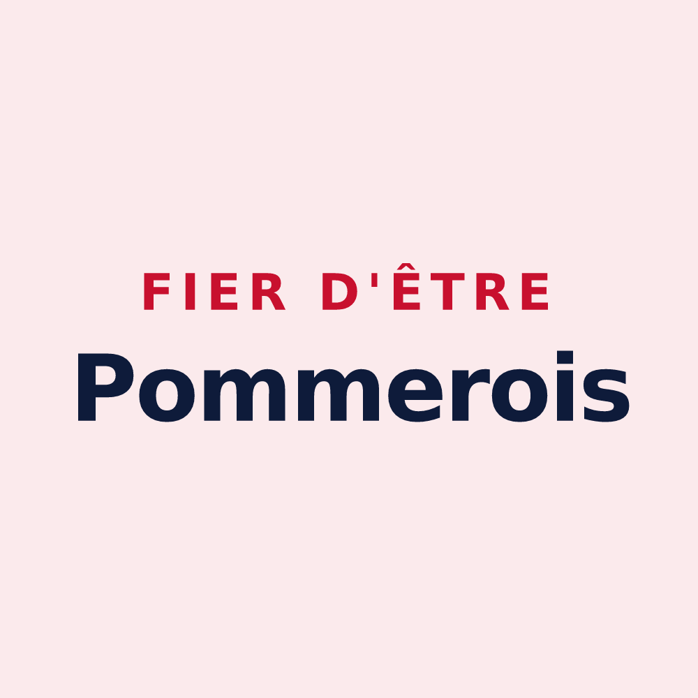 Magnet « Fier d'être Pommerois » — design pour Pommier