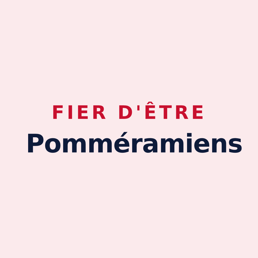 Magnet « Fier d'être Pomméramiens » — design pour Pommiers