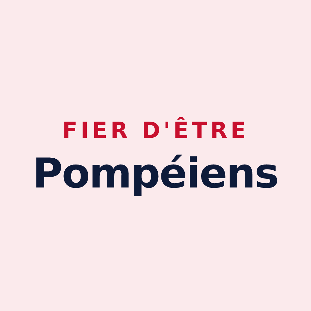 Magnet « Fier d'être Pompéiens » — design pour Pompey