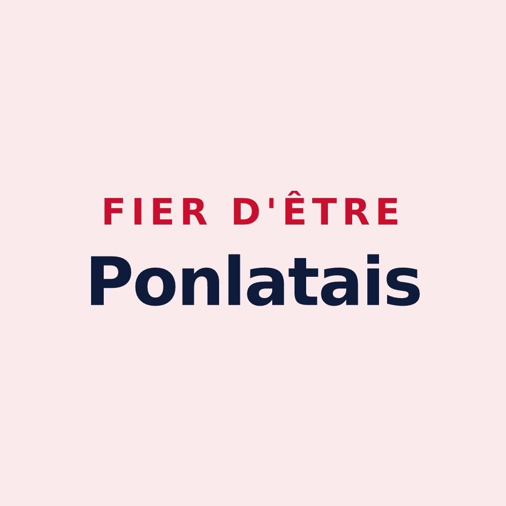 Magnet « Fier d'être Ponlatais » — design pour Ponlat-Taillebourg